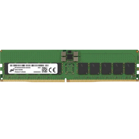 Память оперативная/ Micron 32GB DDR5 4800MT/s CL40 ECC Registered DIMM 288pin фото 1