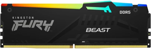 Память оперативная/ Kingston 32GB 5200MT/s DDR5 CL40 DIMM FURY Beast RGB XMP фото 1