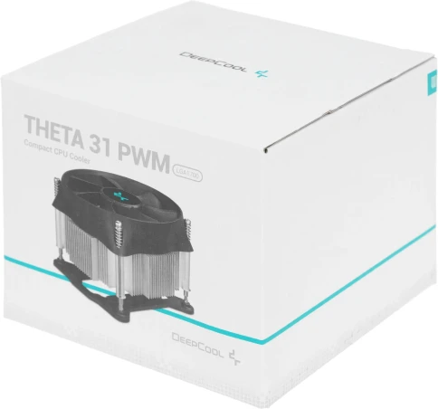 Кулер Deepcool Theta 31 PWM Soc-1700/1851 черный/синий 4-pin 30.3dB Al+Cu 95W 424gr Ret (DP-ICAS-T31P-17) [DP-ICAS-T31P-17] фото 4
