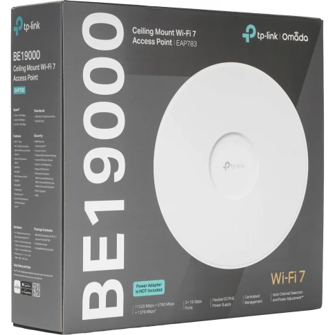 Точка доступа/ Omada  BE19000 Ceiling Mount Tri-Band Wi-Fi 7 Access Point фото 7