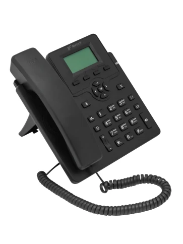 IP-телефон Flat-Phone C10: 2 SIP-аккаунта, 2 порта 10/100/1000BASE-T (RJ-45), ЖК-дисплей, PoE, адаптер питания 220В, РЕЕСТР фото 2
