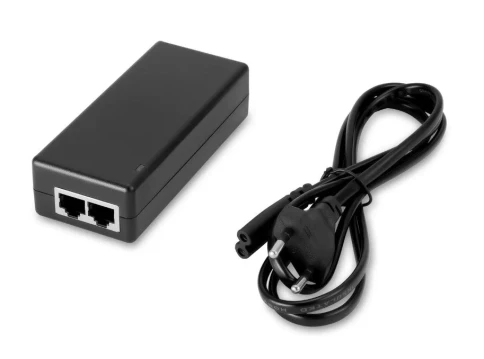 PoE-инжектор Gigabit Ethernet/ PoE-инжектор Gigabit Ethernet на 1 порт, мощностью до 30W. Совместим с оборудованием PoE IEEE 802.3af/at (без автоматического определения PoE) Мощность PoE на порт - до 30W. Напряжение PoE - 48V(конт. 1,2(+), 3,6(-)). Порты: фото 3