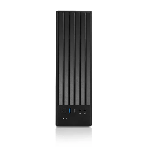 Корпус с блоком питания 400Вт./ Case Foxline mATX Desktop 400W FL-461 mATX case, black, w/PSU FLEX 400W, w/1xUSB3.0+1xType-C (USB2.0) фото 2