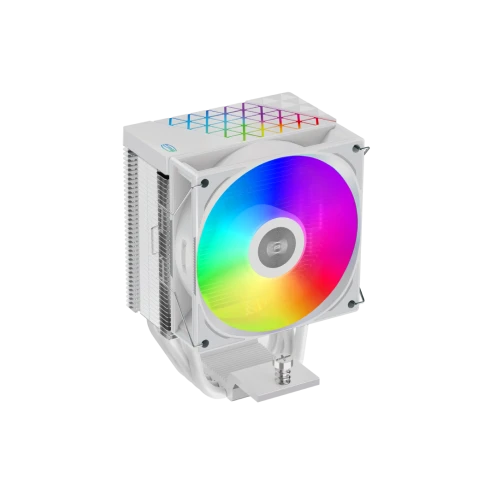 Кулер для процессора/ CPU Cooler PCCooler R400 ARGB WH (180W, 4-pin PWM, 133mm, Al/Cu, 4x6mm, ARGB, 1x92mm, 40.94CFM, 30dBA, 2200RPM, S: 1851/1700/1200/115X, AM5/AM4, white) фото 3