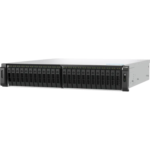 Сетевое хранилище без дисков/ ENTERPRISE QNAP TS-h3077AFU-R7-64G QuTS hero NAS, AMD Ryzen 7 7000 8-c/16t processor, up to 5.3 GHz, 64 GB UDIMM DDR5 (2x 32 GB) up to 128 GB (4 x 32 GB), 30-bay x 2.5-inch for SATA SSD, 2x10 GbE, 2x2.5 GbE, 3xPCIe Slot, 2xUS фото 3