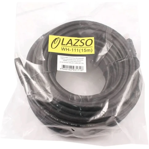 Кабель/ LAZSO Активный кабель для передачи сигналов HDMI 2.0, максимальное разрешение 4Кх2К, 60Hz (4:2:0) фото 4