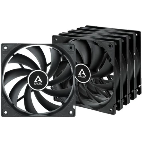 Вентилятор корпусной ARCTIC Cooling F12 Value pack Black (5pc)  (ACFAN00248A) (703291) {12} фото 1