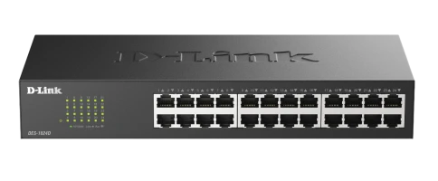 Коммутатор/ DES-1024D Unmanaged Switch 24x100Base-TX, metal case фото 1