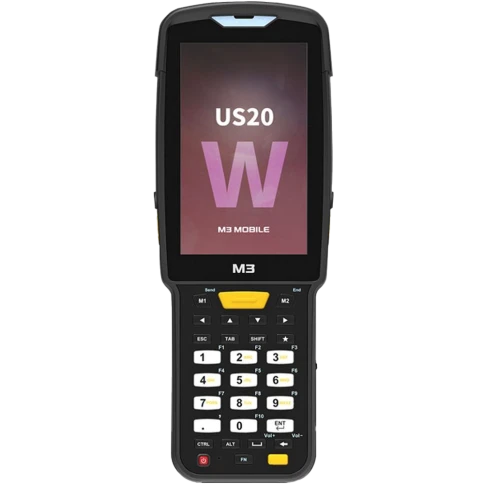 Терминал сбора данных/ Android 10.0 GMS, WVGA, 802.11 a/b/g/n/ac, SE4770 2D Imager Scanner(Straight Shooter/0° Scan), Rear Camera, BT, GPS, NFC(HF), 4G/64G, 30-Key, Extended Battery is included and Bullet Proof Film, Hand Strap are attached. Requires Crad фото 1