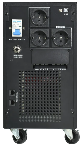 ITK ELECTRA LT ИБП 5кВА/4кВт 48VDC с АКБ 4х17AH USB Schuko фото 2