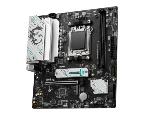Материнская плата/ MB MSI AMD B650 sAM5, 2xDDR5(128GB), HDMI 2.1/DP, 1xPCIe 4.0x16, 1xPCIe 3.0, 1xLAN (2.5GbE), Wi-Fi, BT, 4xSATA 6Gb/s, 2xM.2, 1xUSB-C, 3xUSB 3.2, 2xUSB 2.0, mATX фото 2