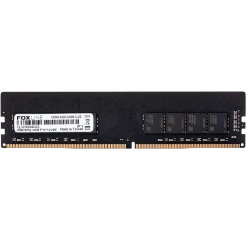 Память оперативная/ Foxline DIMM 8GB 3200 DDR4 CL 22 (1Gb*8) фото 1