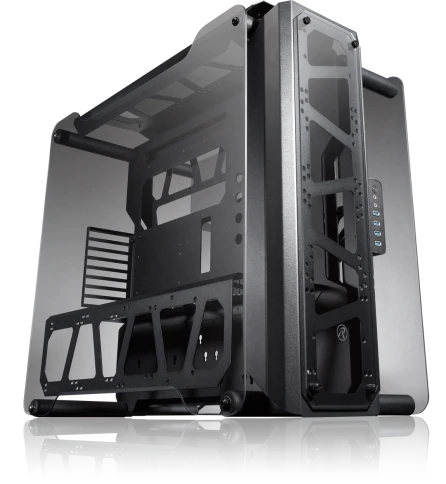 Корпус без блока питания/ Case Raijintek ENYO, Full-Tower, TG, no fans, 4xUSB-A 3.0, SSI-EEB, E-ATX, ATX, mATX, mITX Black фото 1