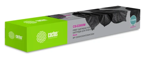 -/ Картридж лазерный Cactus CS-C2503M 841927 пурпурный (9500стр.) для Ricoh Aficio MP C2003SP/C2004ASP/ фото 1