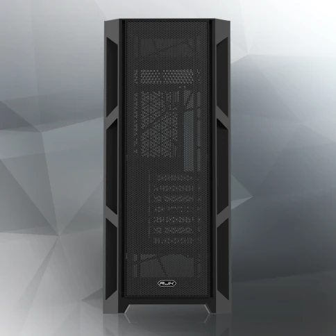 Корпус без блока питания/ Case Raijintek ARCADIA III, Midi-Tower, TG, 1x120mm, 1xUSB-A 3.0 + 2xUSB 2.0, ATX, mATX, mITX Black фото 3