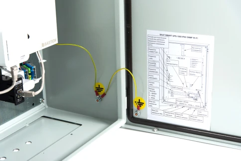 988 SKAT SMART UPS-1000 IP65 SNMP Wi-Fi, ИБП 220В 1000ВА синусоида 2 АКБ уличный фото 5