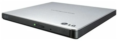 Оптический привод/ LG DVD-RW ext. Silver Slim Ret USB2.0 (3.0 compatible) фото 2