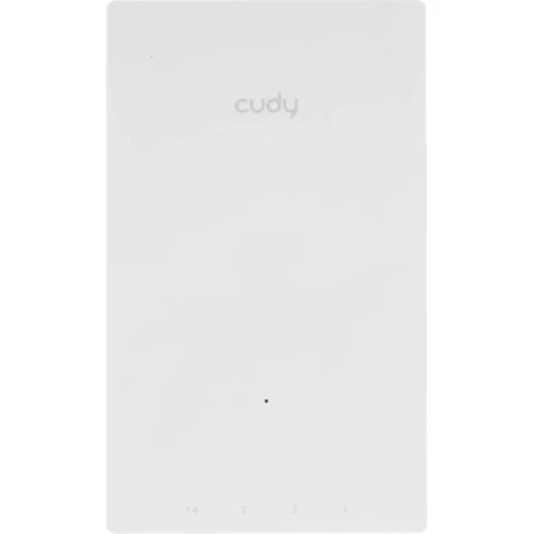 Точка доступа/ AX3000 Dual Band Wi-Fi 6 Wall Plate Access Point, Chipset MT7981+MT7531AE+MT7976CN, 802.11ax/ac/a/b/g/n, 2402Mbps at 5GHz + 574Mbps at 2.4GHz, 1 x Gigabit PoE-IN Port, 802.3af / at, 4 x Gigabit  RJ45 ports, LAN1 support PoE Out,  Cudy Mesh фото 2