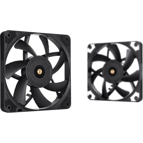 Кулер для корпуса/ Case Cooler Noctua NF-A12x15 PWM chromax.black.swap (120x120x15mm, 4-pin PWM, 55.44CFM, 23.9dBA, 1850RPM, Black) фото 6