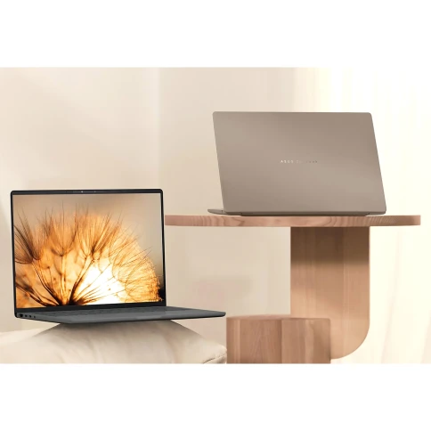 Ноутбук/ ASUS UX3407NA-QD100W 14"(1920x1200 OLED)/Qualcomm Snapdragon X2 Elite X2E-88-100(3.4Ghz)/32768Mb/1024SSDGb/noDVD/Int:Shared/Cam/BT/WiFi/70WHr/war 1y/0.99kg/Zabriskie Beige/Win11Home + маг-алюм корп; +чехол фото 6
