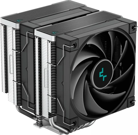 Кулер Deepcool AK620 Soc-AM5/AM4/1200/1700/1851 черный 4-pin 11-28dB Al+Cu 260W 1456gr Ret (R-AK620-BKNNMT-G) [R-AK620-BKNNMT-G] фото 1