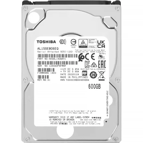 Жесткий диск/ HDD Toshiba SAS 600Gb 2.5"""" 10K 128Mb 1 year warranty фото 1