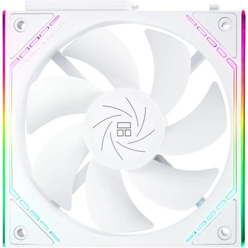 Кулер для корпуса/ Case Cooler Thermalright TL-M12QRW Reverse (124x120x25mm, 4-pin PWM, ARGB, 47.6CFM, 23.2dBA, 1500RPM, White) фото 1