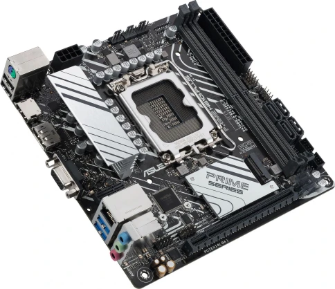 Материнская плата ASUS PRIME H610I-PLUS-CSM Soc-1700 Intel H610 2xDDR5 mini-ITX AC`97 8ch(7.1) GbLAN+VGA+HDMI+DP [PRIME H610I-PLUS-CSM] фото 4