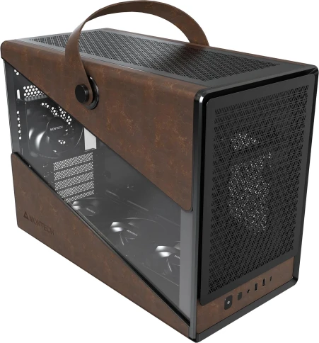 Корпус Montech Heritage PRO (B) черный без БП mATX 5x120mm 2x140mm 2xUSB3.0 audio bott PSU фото 2