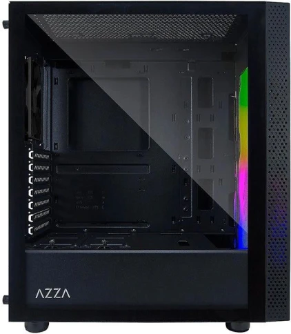 Корпус Azza Celesta F черный ATX 5x120mm 5x140mm 2xUSB2.0 1xUSB3.0 audio bott PSU [CSAZ-340F CELESTA] фото 2