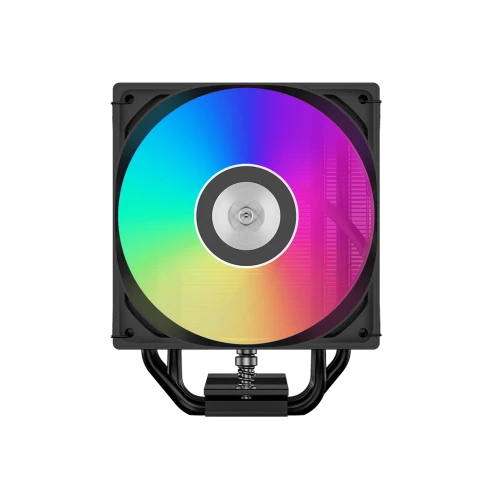 Кулер для процессора/ CPU Cooler PCCooler RT500 TC ARGB BK (245W, 4-pin PWM, 152mm, Al/Cu, 5x6mm, ARGB, 1x120mm, 73.32CFM, 34.9dBA, 2200RPM, S: 1851/1700/1200/115X, AM5/AM4, black) фото 6