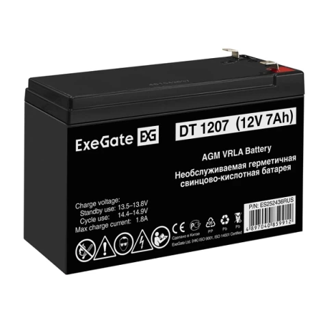 Батарея Exegate DT 1207 фото 1