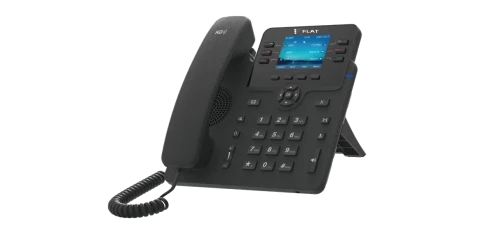 IP-телефон Flat-Phone B6: 6 SIP-аккаунтов, 2 порта 10/100/1000BASE-T (RJ-45), ЖК-дисплей, PoE, адаптер питания 220В фото 3