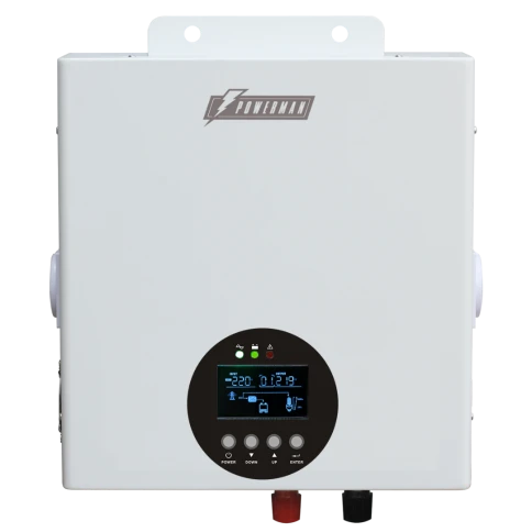 Источник бесперебойного питания/ ИБП POWERMAN Smart 800 HYBRID, линейно-интерактивный, 800ВА/480Вт, 165-265В, 2 евророзетки, внешняя свинцово-кислотная (AGM, GEL, FB) или LiFePO4 батарея на 12В емкостью от 55Ач (не входит в комплект поставки), ток заряда фото 1
