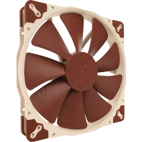 Кулер для корпуса/ Case Cooler Noctua NF-A20 5V PWM (200x200x30mm, 4-pin PWM, 86.46CFM, 18.1dBA, 800RPM, Beige/Brown) фото 1