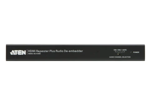 Конвертер, HDMI=>HDMI+AUDIO, HDMI>HDMI+TOSLINK(Optical)+RCA(Coaxial)+2xRCA(Stereo), Female, Б.П. 5.3V/ HDMI REPEATER PLUS AUDIO DE-EMBEDDER фото 1