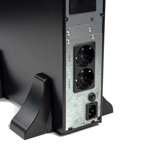 8762 SKAT-UPS 1000-RACK-ON P3 ИБП 1000ВА/1000Вт, 2U, On-Line, синус, внешн. АКБ 24В, 2хSchuko, USB, RS232, RS485, параллельный порт, слот для карт (SNMP, реле), EPO, ШхГхВ 440х325х88, масса 7.6 кг фото 12