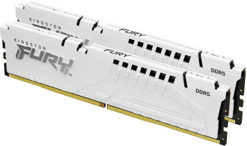 Память оперативная/ Kingston 32GB 6000MT/s DDR5 CL30 DIMM (Kit of 2) FURY Beast White EXPO фото 2