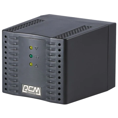 Стабилизатор напряжения/ Powercom TCA-1200 Black Tap-Change, 600W фото 2