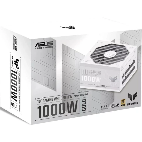 Блок питания ASUS TUF-GAMING-1000G-WHITE /PSU, CE+UK (90YE00S5-B0NA00) фото 5