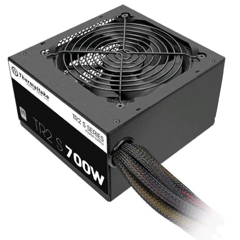 Блок питания Thermaltake ATX 700W TR2 S 80 PLUS WHITE (20+4pin) APFC 120mm fan 6xSATA RTL [PS-TRS-0700NPCWEU-2] фото 1