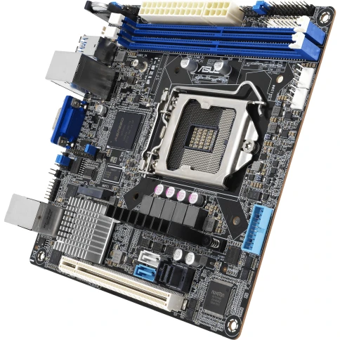 Материнская плата/ P12R-I Mini-ITX, LGA 1200, 2x DDR4 DIMM (to 64GB ECC UDIMM) , 6x USB 3.0 (4 rear) , 6x SATA (4 in MiniSAS HD) , 1x PCIE x16, 1xM.2 2280, LAN 2x 1Gb, Video AST2600, IPMI Option (507604) фото 5