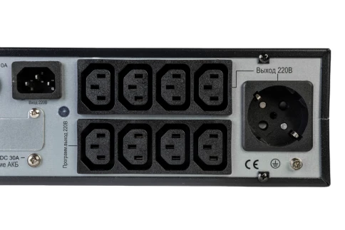 Systeme Electric Smart-Save Online SRTSE, 2 поколения 1000 ВА/Вт, 2U, 8 C13+1 Schuko, USB, RS-232, сухиеконтакты фото 14