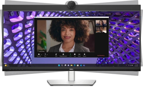 Монитор Dell 34" P3424WEB Black/Silver Curved 3800R, 21:9, IPS, 3440x1 фото 11