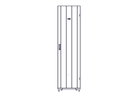 Шкаф Systeme Electric, серия Uniprom, 48U-600/1070, боковые панели 4шт, черный фото 7