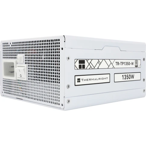Блок питания 1350W/ Power Supply Thermalright, 1350W 80+ Platinum (ATX, 3.0, PCIe 5.0, Full modular, 1x24(20+4)pin 600mm, 4xCPU 8(4+4)pin, 10xPCIe 8(6+2)pin, 2x12VHPWR PCIe 5.0 12+4pin 650mm, 14xSATA, 8xMOLEX4pin, Active, 140x140mm, 170x150x86mm, OPP, OVP фото 3
