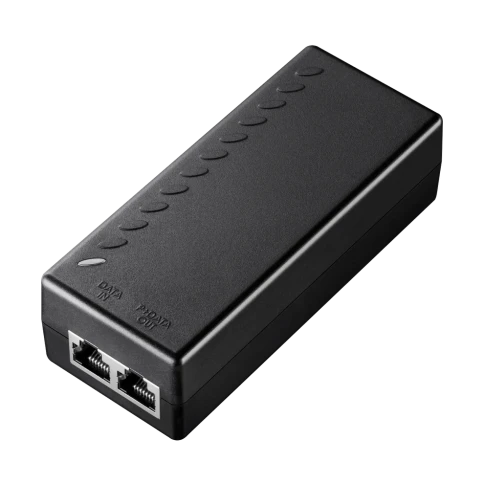 Инжектор/ 30W Gigabit PoE+/PoE Injector, 802.3at/802.3af Standard, Data and Power Carried over The Same Cable Up to 100 Meters, Plastic Case фото 1