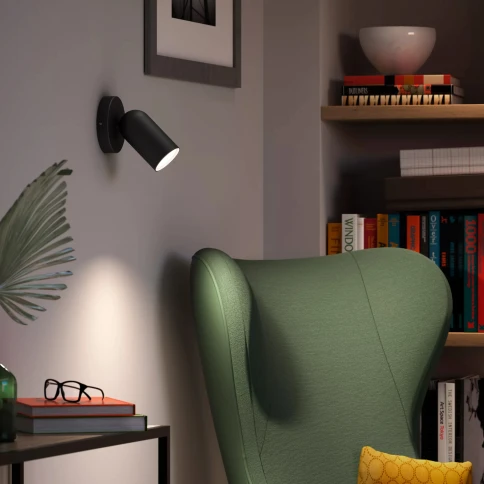 Philips PONGEE single spot black 1xNW 230V фото 3
