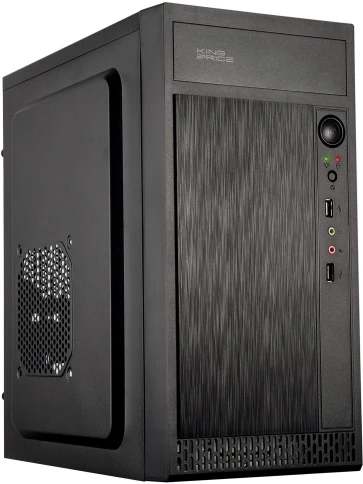 Корпус KingPrice KPCC-MN211 черный mATX 1x80mm 2x120mm 2xUSB2.0 audio [KPCC-MN211] фото 1
