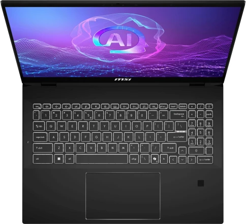 Ноутбук MSI Summit A16 AI+ A3HMTG-084RU Ryzen AI 9 365 32Gb SSD2Tb AMD Radeon 880M 16" IPS Touch QHD+ (2560x1600) Windows 11 Home black WiFi BT Cam (9S7-159K21-084) фото 3